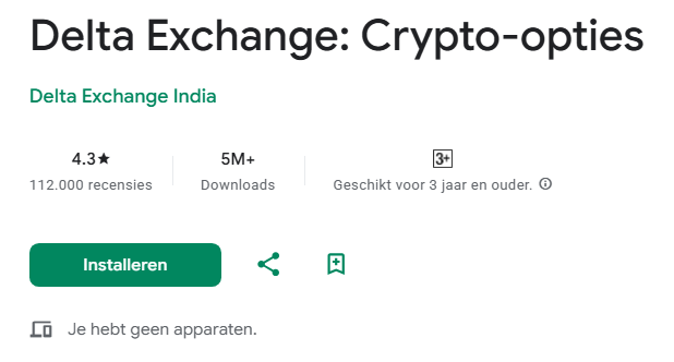 Delta Exchange Aanbevelingscode