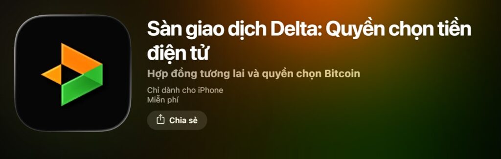 Tải ứng dụng Delta Exchange iOS – Giao dịch crypto dễ dàng trên iPhone & iPad